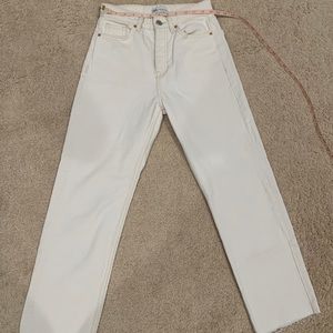 Zara white jeans